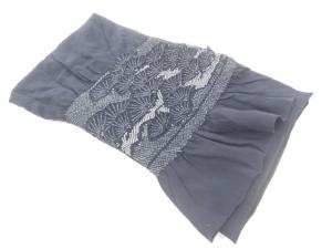 正絹　絞り松模様男物兵児帯